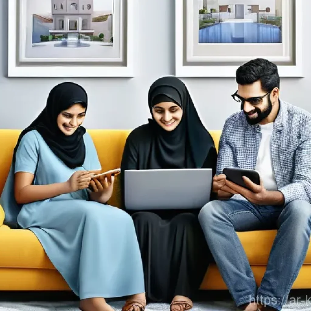 데이터 주권의 법적 프레임워크 - **Prompt 1: Digital Trust in an Arab Home**
    "A photorealistic image depicting a modern Arab fami...